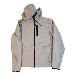 Old Navy Active Full Zip Hoodie Mens Size L Gray Performance Jacket Drawstring